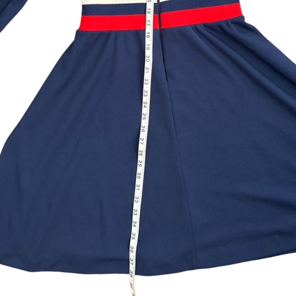 Vintage 70s Collared Babydoll Mod Dress - Picture 5 of 9